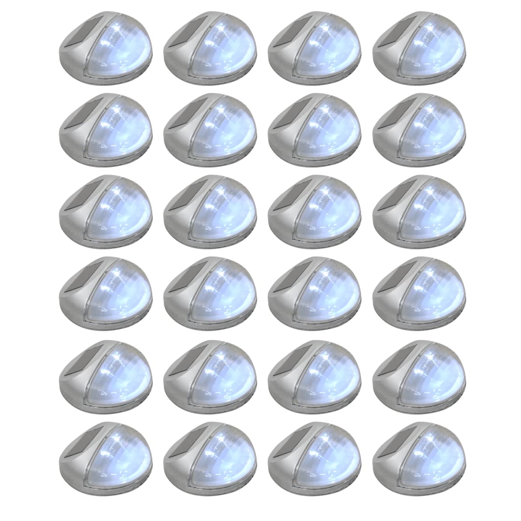 Āra Solārās Sienas Lampas, 12 Gab., Led, Apaļas, S