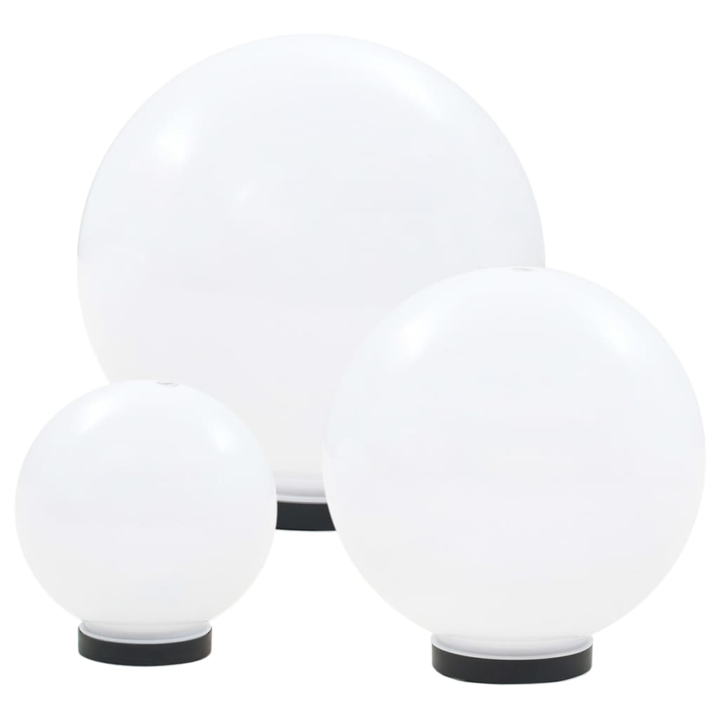 Led Lampas, 6 Gab., Sfēriskas, 20/30/40 Cm, Pmma