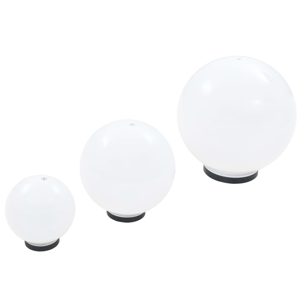 Led Lampas, 6 Gab., Sfēriskas, 20/30/40 Cm, Pmma