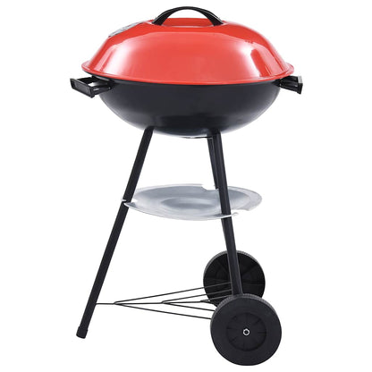 Grils Ar Riteņiem, Pārvietojams, Apaļš, Xxl, 44 Cm