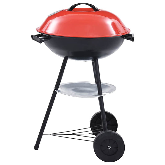 Grils Ar Riteņiem, Pārvietojams, Apaļš, Xxl, 44 Cm