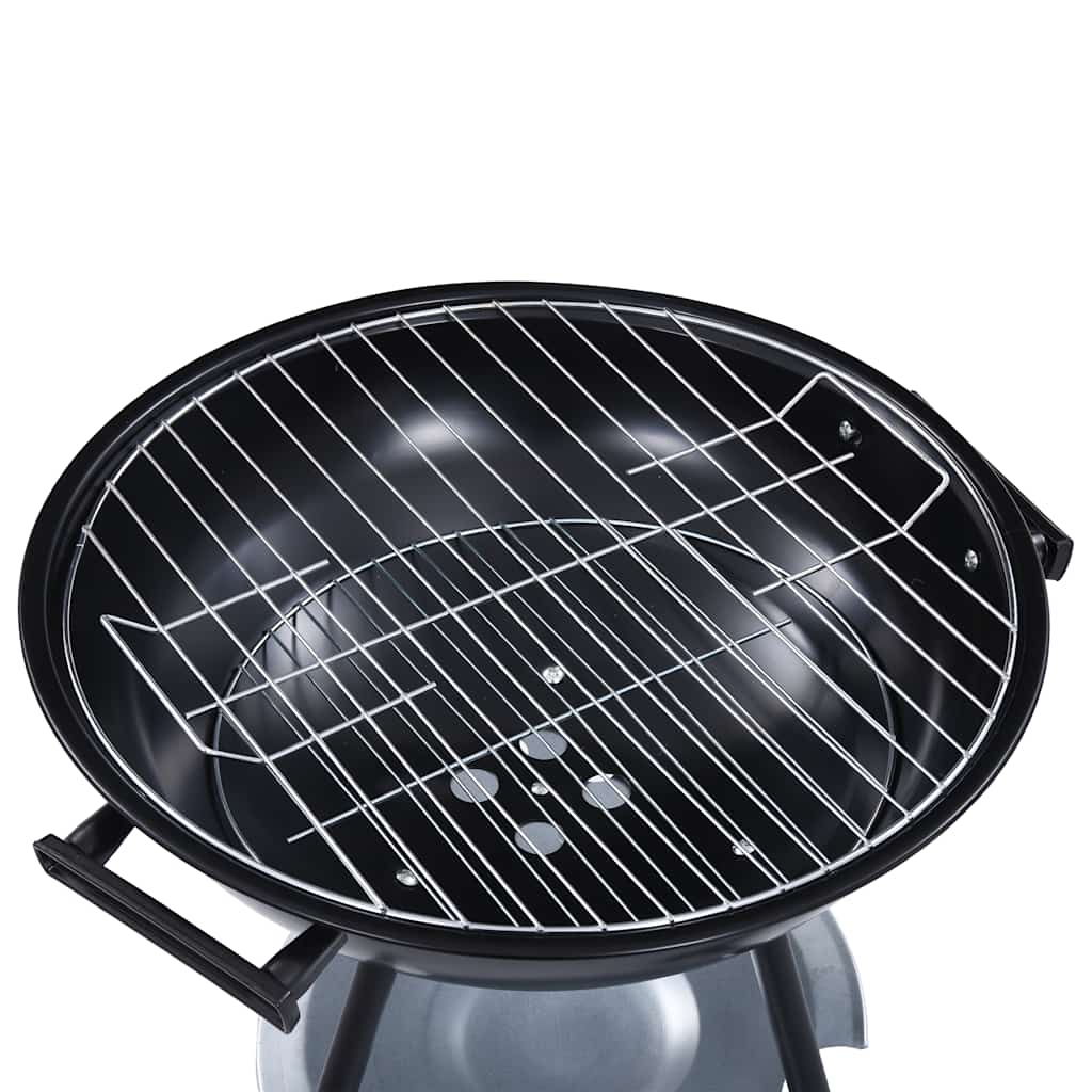 Grils Ar Riteņiem, Pārvietojams, Apaļš, Xxl, 44 Cm