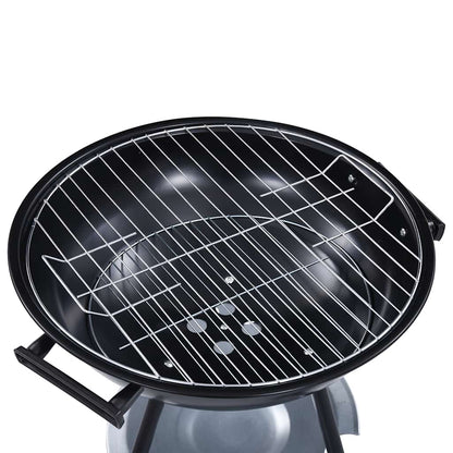 Grils Ar Riteņiem, Pārvietojams, Apaļš, Xxl, 44 Cm