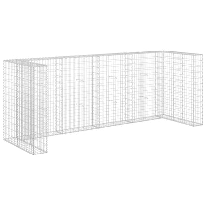 Gabions Atkritumu Tvertnēm, Cinkots Tērauds, 320X100X120 Cm