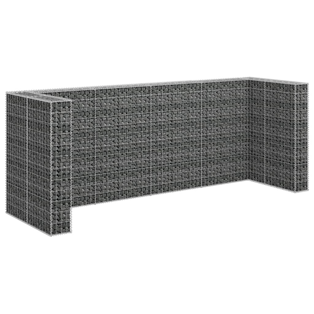 Gabions Atkritumu Tvertnēm, Cinkots Tērauds, 320X100X120 Cm