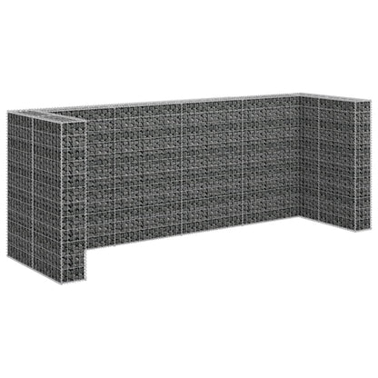Gabions Atkritumu Tvertnēm, Cinkots Tērauds, 320X100X120 Cm
