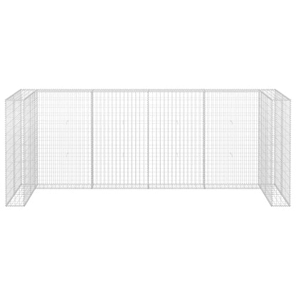 Gabions Atkritumu Tvertnēm, Cinkots Tērauds, 320X100X120 Cm