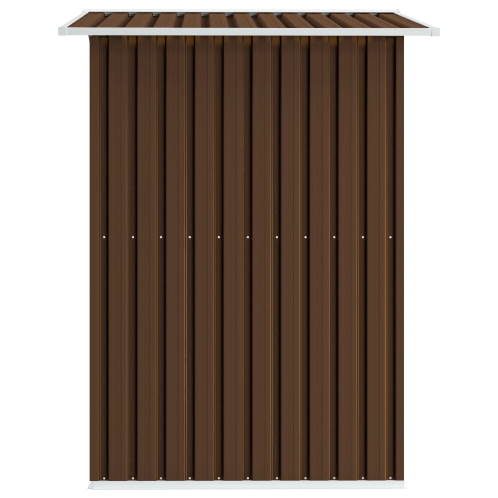 Dārza Šķūnis, Brūns, 204X132X186 Cm, Tērauds