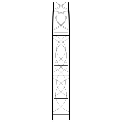Dārza Arka, Melna, 150X34X240 Cm, Dzelzs