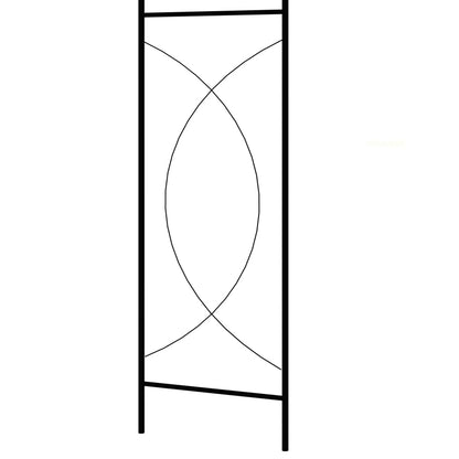 Dārza Arka, Melna, 150X34X240 Cm, Dzelzs