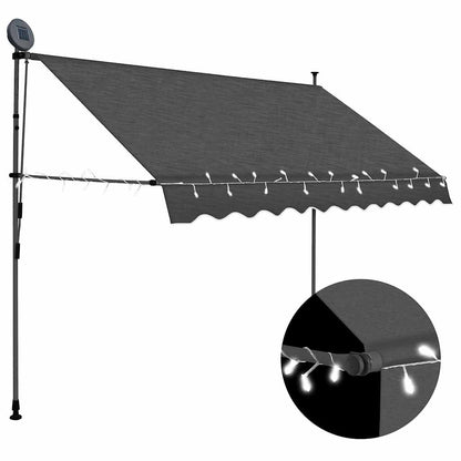 Izvelkama Markīze Ar Led, Manuāla, , Antracītpelēka