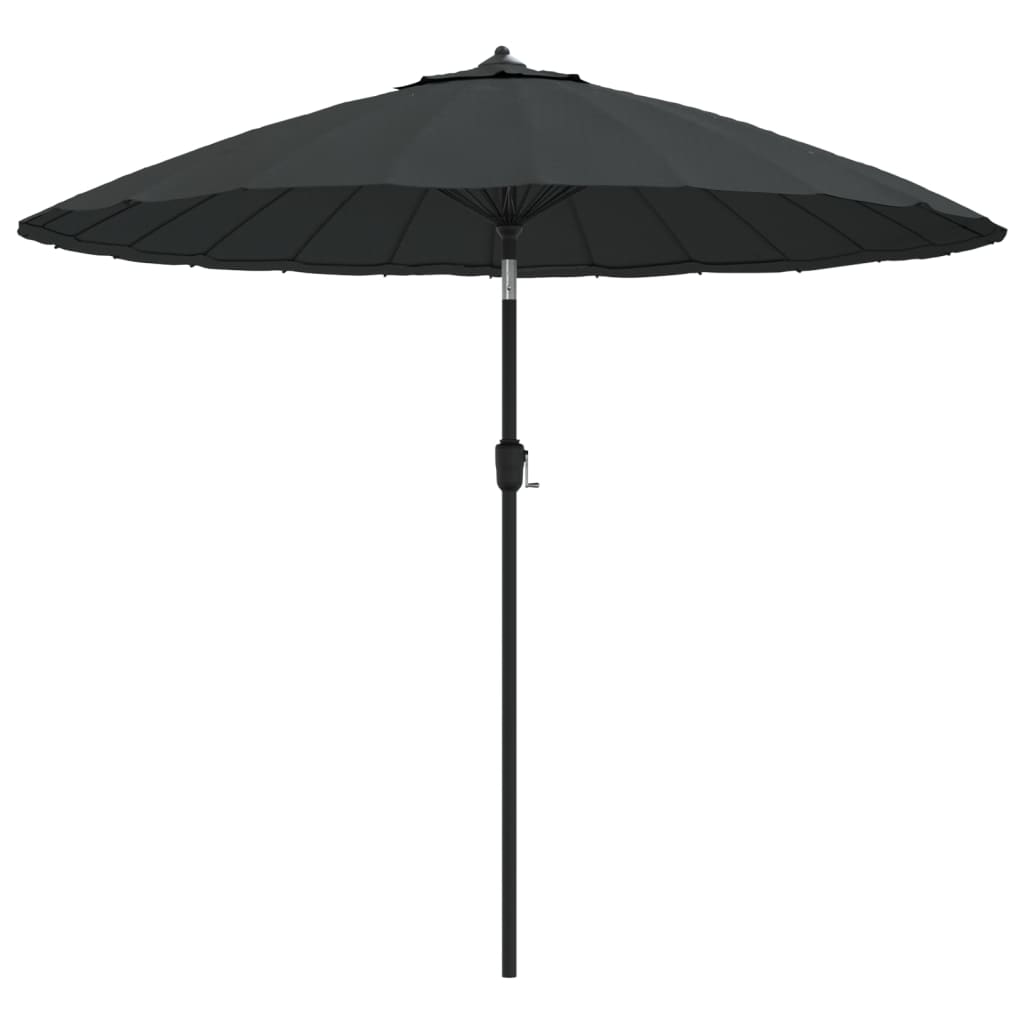 Dārza Saulessargs Ar Alumīnija Kātu, 250 Cm, Antracītpelēks