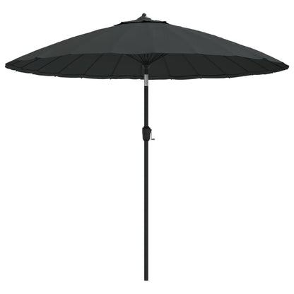 Dārza Saulessargs Ar Alumīnija Kātu, 250 Cm, Antracītpelēks