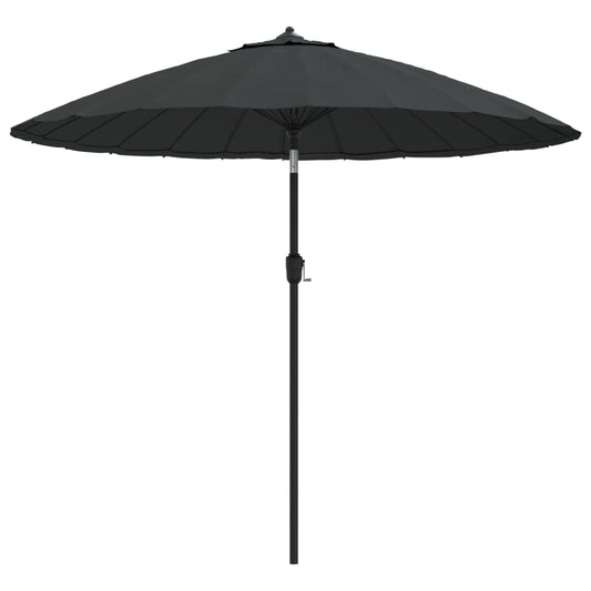 Dārza Saulessargs Ar Alumīnija Kātu, 250 Cm, Antracītpelēks