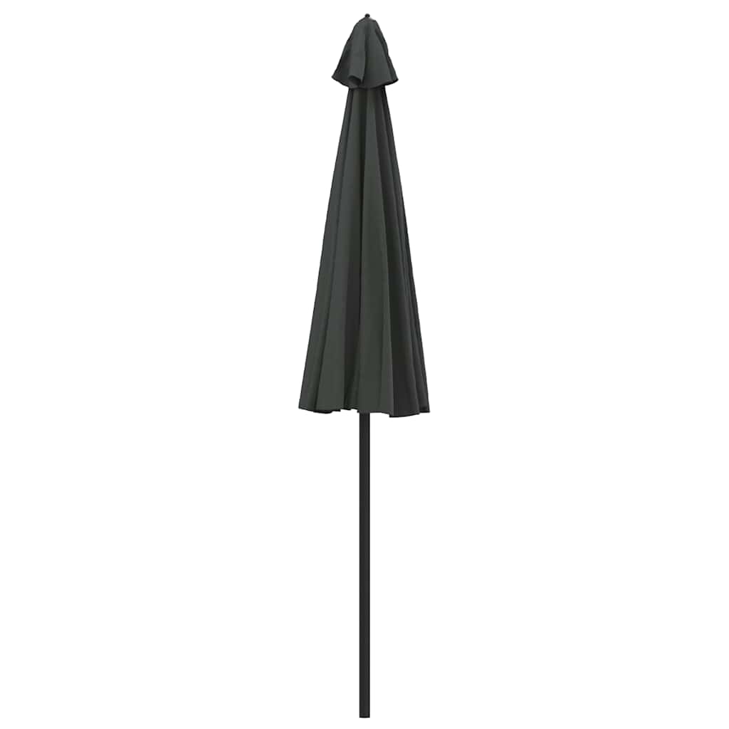 Dārza Saulessargs Ar Alumīnija Kātu, 250 Cm, Antracītpelēks