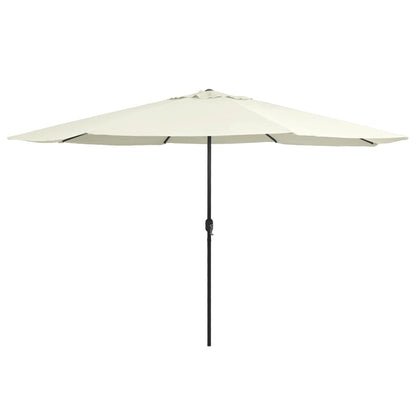 Dārza Saulessargs Ar Metāla Kātu, 390 Cm, Debeszils