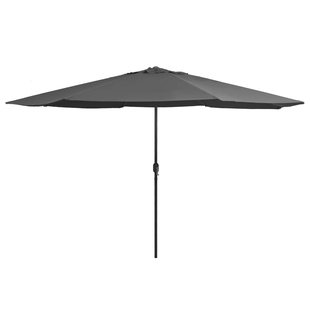 Dārza Saulessargs Ar Metāla Kātu, 390 Cm, Debeszils