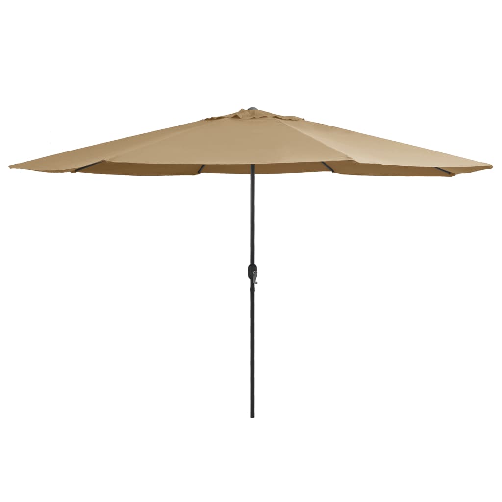 Dārza Saulessargs Ar Metāla Kātu, 390 Cm, Debeszils
