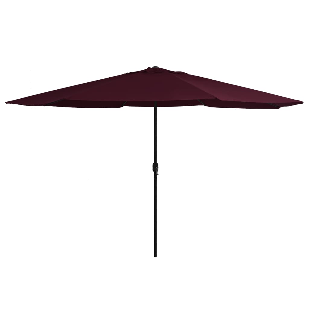 Dārza Saulessargs Ar Metāla Kātu, 390 Cm, Debeszils