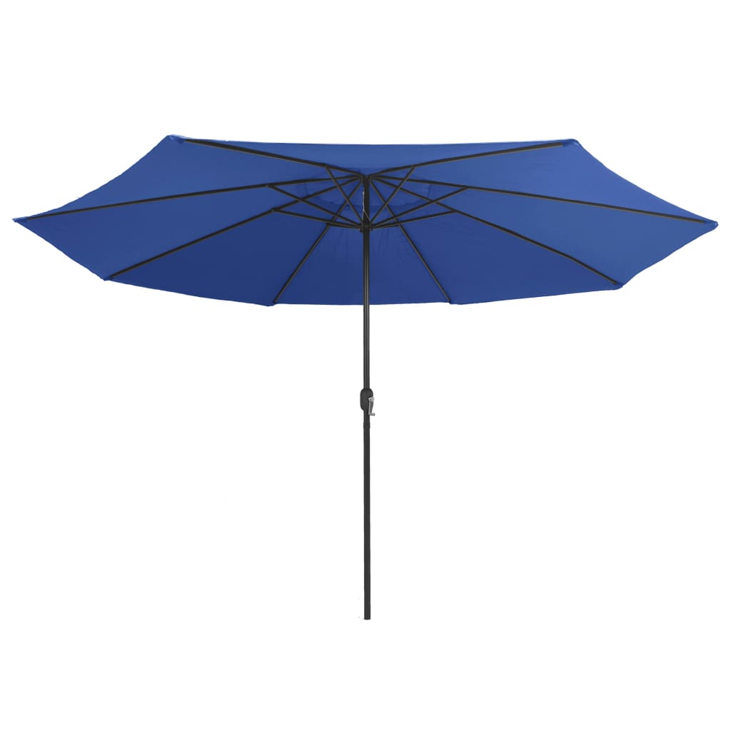 Dārza Saulessargs Ar Metāla Kātu, 390 Cm, Debeszils