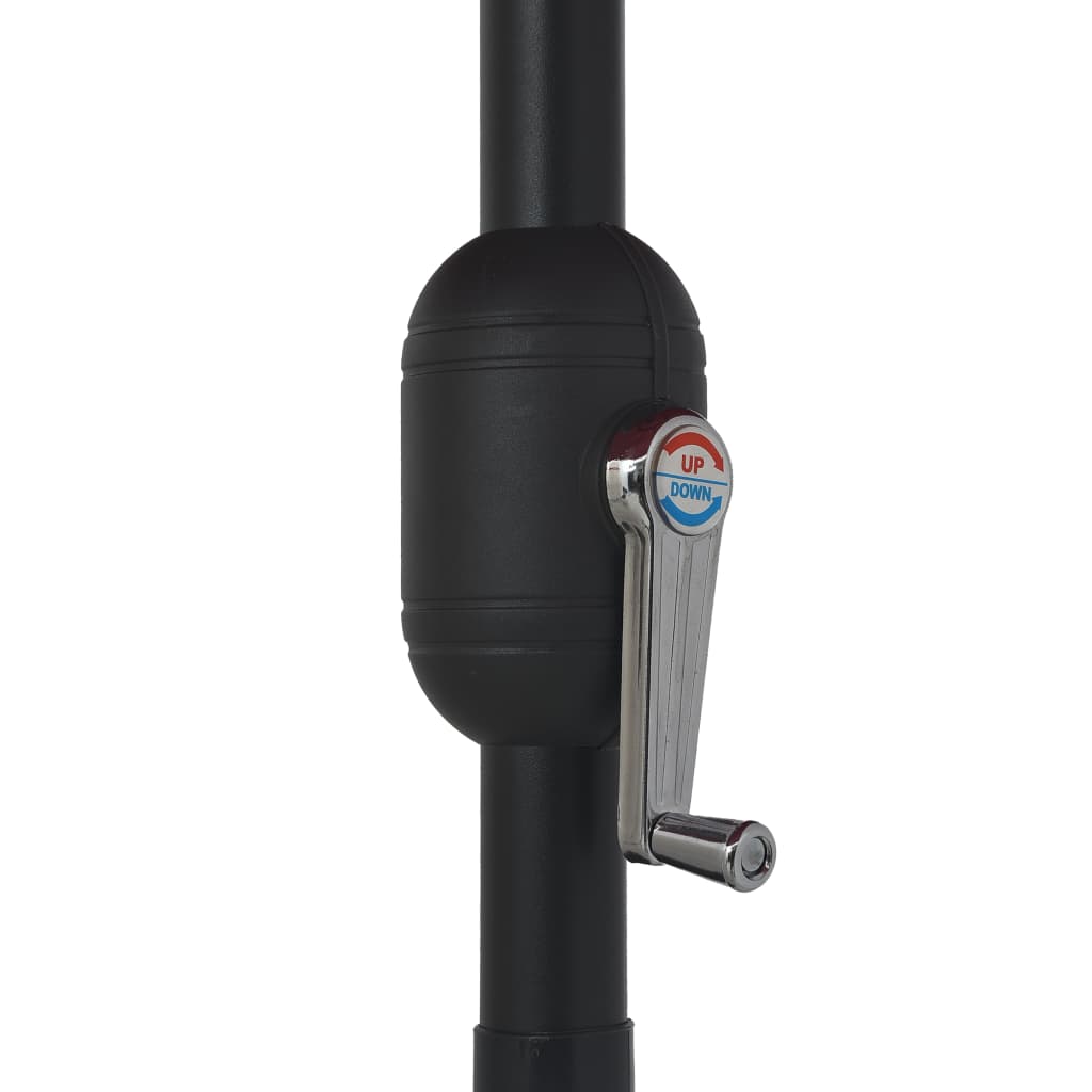 Dārza Saulessargs Ar Metāla Kātu, 390 Cm, Debeszils