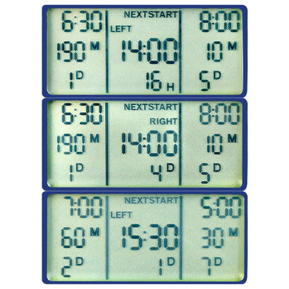 Digitālais Laistīšanas Taimeris Ar Divām Izejām, Automātisks