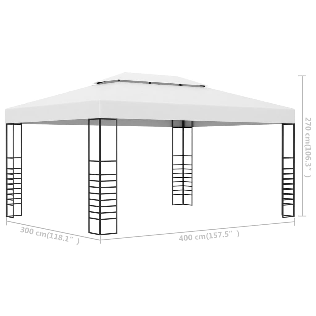 Dārza Nojume, , 4X3X2,7 M, Pulvekrāsots Tērauds