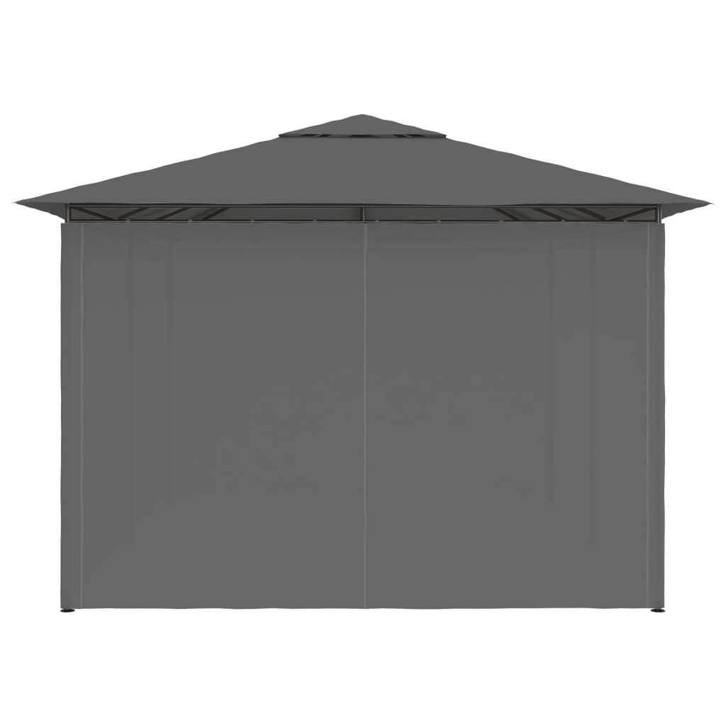 Dārza Nojume Ar Aizkariem, 4X3 M, Antracītpelēka