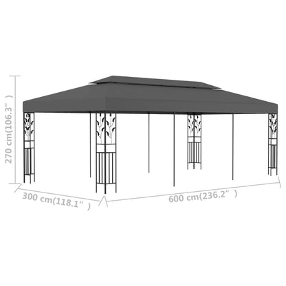 Dārza Nojume, 3X6 M, Antracītpelēka
