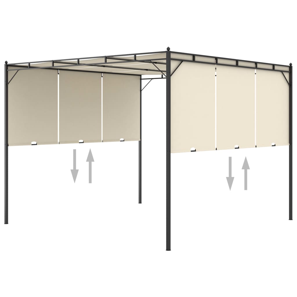 Dārza Nojume Ar Sānu Aizkariem, 3X3X2,25 M, S