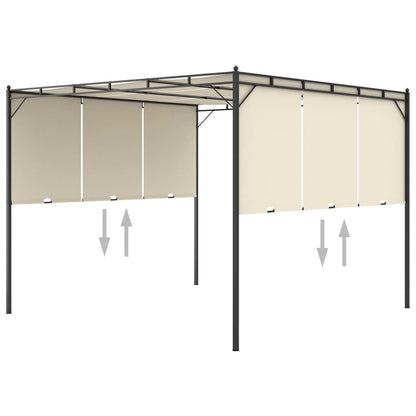 Dārza Nojume Ar Sānu Aizkariem, 3X3X2,25 M, S
