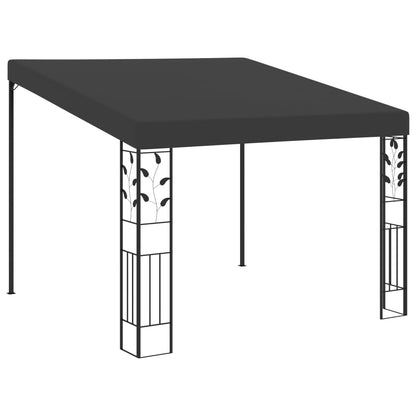 Dārza Nojume, Stiprināma Pie Sienas, 6X3X2,5 M, Antracītpelēka