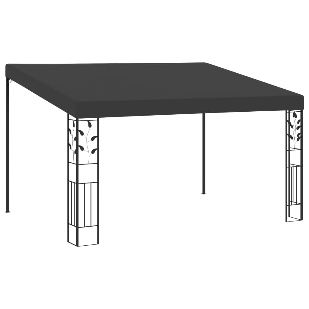 Dārza Nojume, Stiprināma Pie Sienas, 6X3X2,5 M, Antracītpelēka