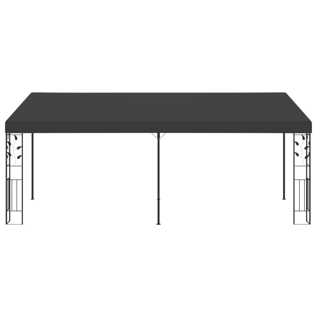 Dārza Nojume, Stiprināma Pie Sienas, 6X3X2,5 M, Antracītpelēka