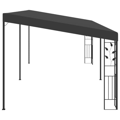 Dārza Nojume, Stiprināma Pie Sienas, 6X3X2,5 M, Antracītpelēka