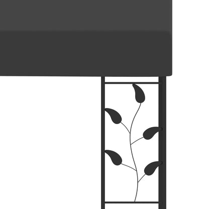 Dārza Nojume, Stiprināma Pie Sienas, 6X3X2,5 M, Antracītpelēka