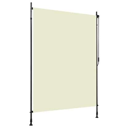 Āra Ruļļu Žalūzija, 100X270Cm, , Balta, Audums, Tērauds