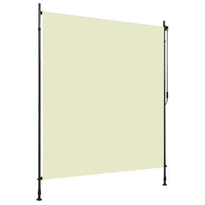 Āra Ruļļu Žalūzija, 100X270Cm, , Balta, Audums, Tērauds