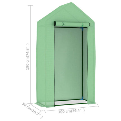 Siltumnīca Ar Tērauda Pamatni, 0,5 M², 1X0,5X1,9 M