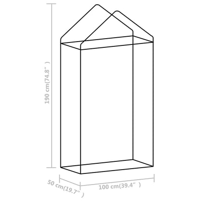 Siltumnīca Ar Tērauda Pamatni, 0,5 M², 1X0,5X1,9 M