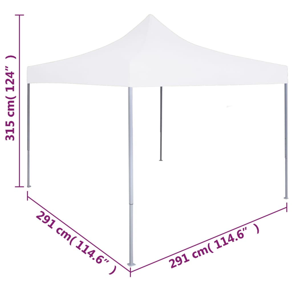 Saliekama Nojume, Profesionāla, Balta, 3X3 M, Tērauds