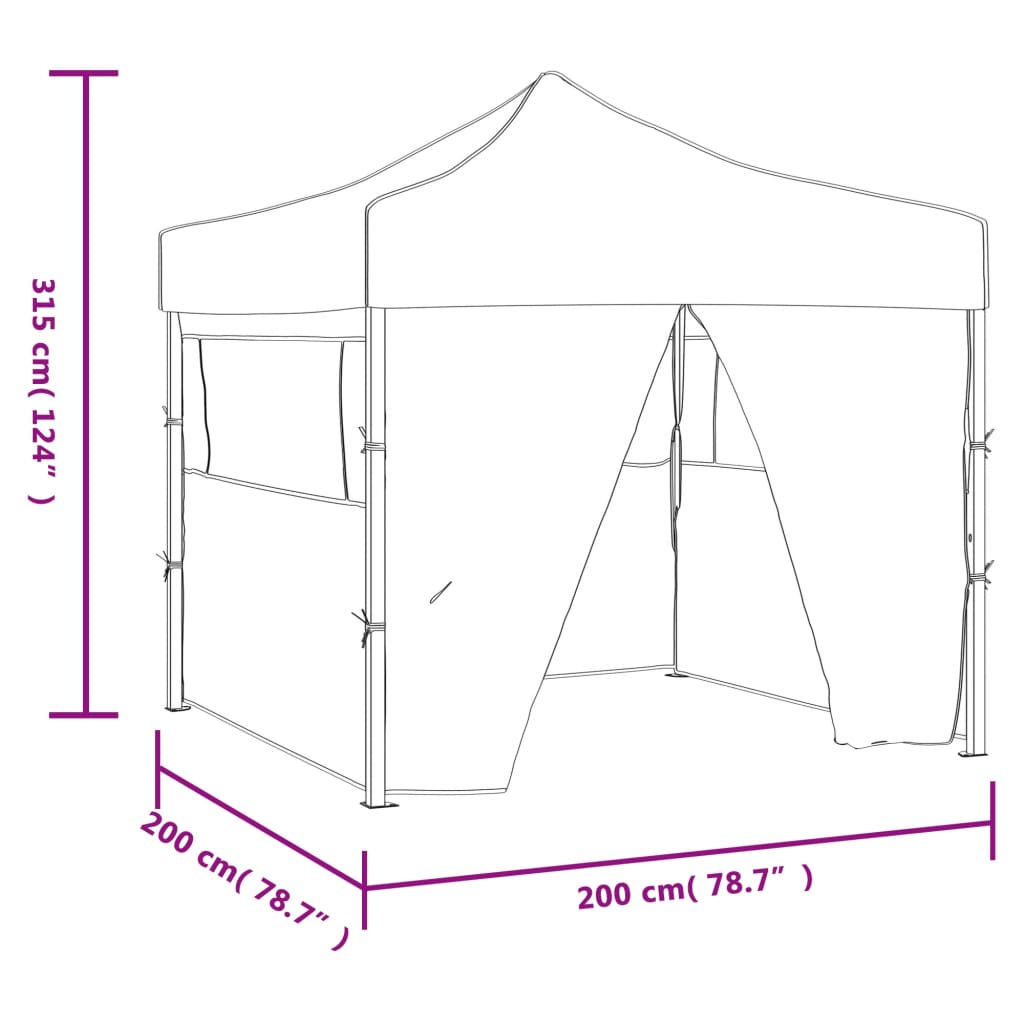 Saliekama Nojume Ar 4 Sienām, , 2X2 M, Tērauds
