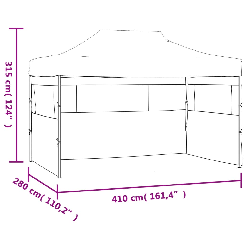 Saliekama Nojume Ar 3 Sienām, , 3X4 M, Tērauds