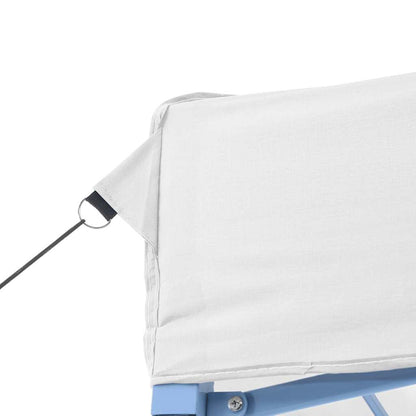 Ballīšu Teltis 13 Pcs Balts Ar Zilu Rāmī Oksforda Audums