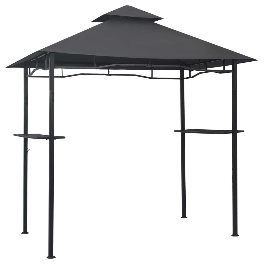 Dārza Nojume Grilam, 240X150X255 Cm, Antracītpelēka, Tērauds