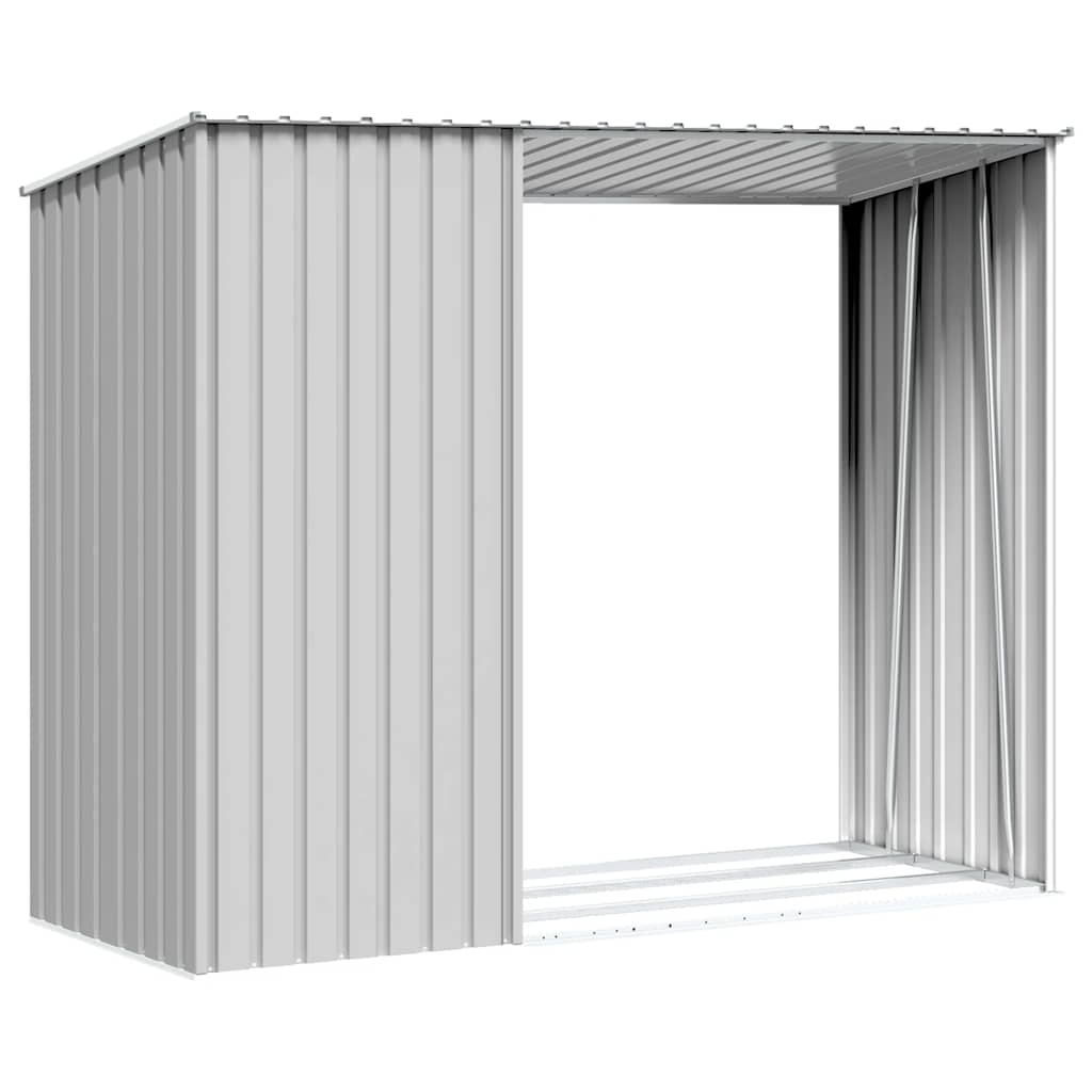 Dārza Šķūnis, Pelēks, 245X98X159 Cm, Cinkots Tērauds