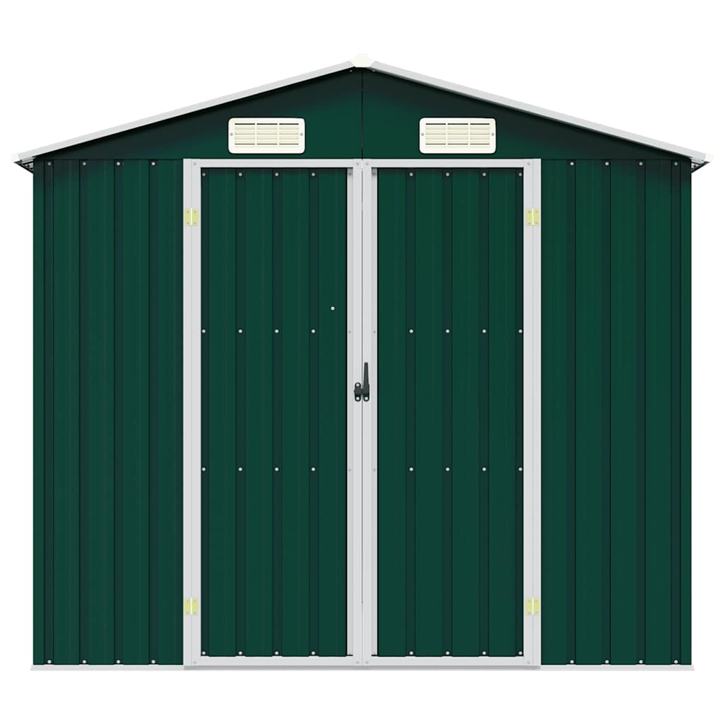 Dārza Šķūnis, Zaļš, 205X129X183 Cm, Cinkots Tērauds