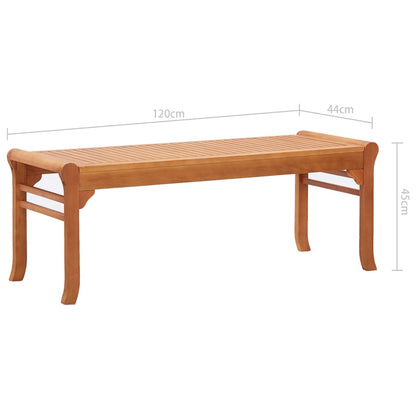 Divvietīgs Dārza Sols, 120 Cm, Eikalipta Masīvkoks