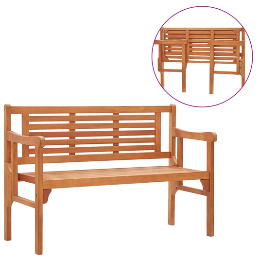 Saliekams Dārza Sols, 120 Cm, Eikalipta Masīvkoks