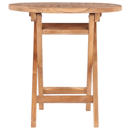 Saliekams Dārza Galds, 45 Cm, Masīvs Tīkkoks